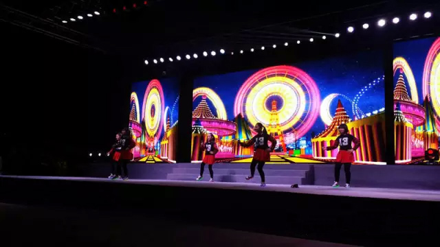 博文中学篝火晚会