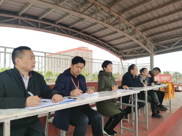 南陵博文中学举办2021年第一期跑操比赛